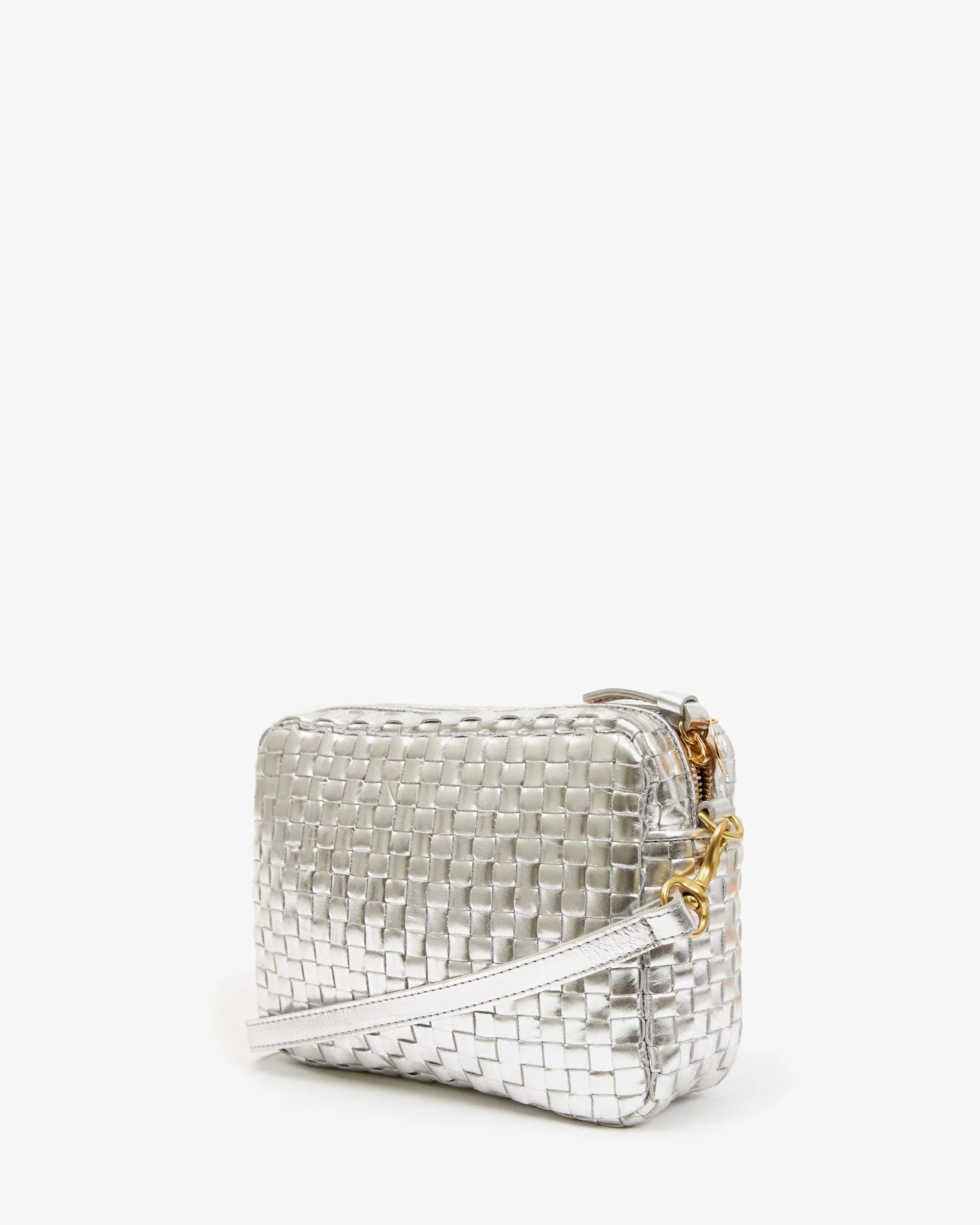 Clare V Midi Sac, Specchio Woven Checker