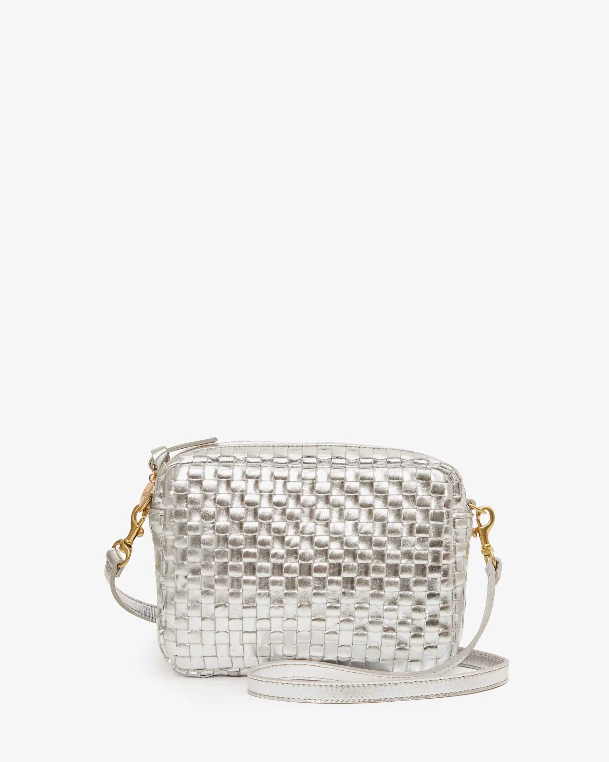 Clare V Midi Sac, Specchio Woven Checker