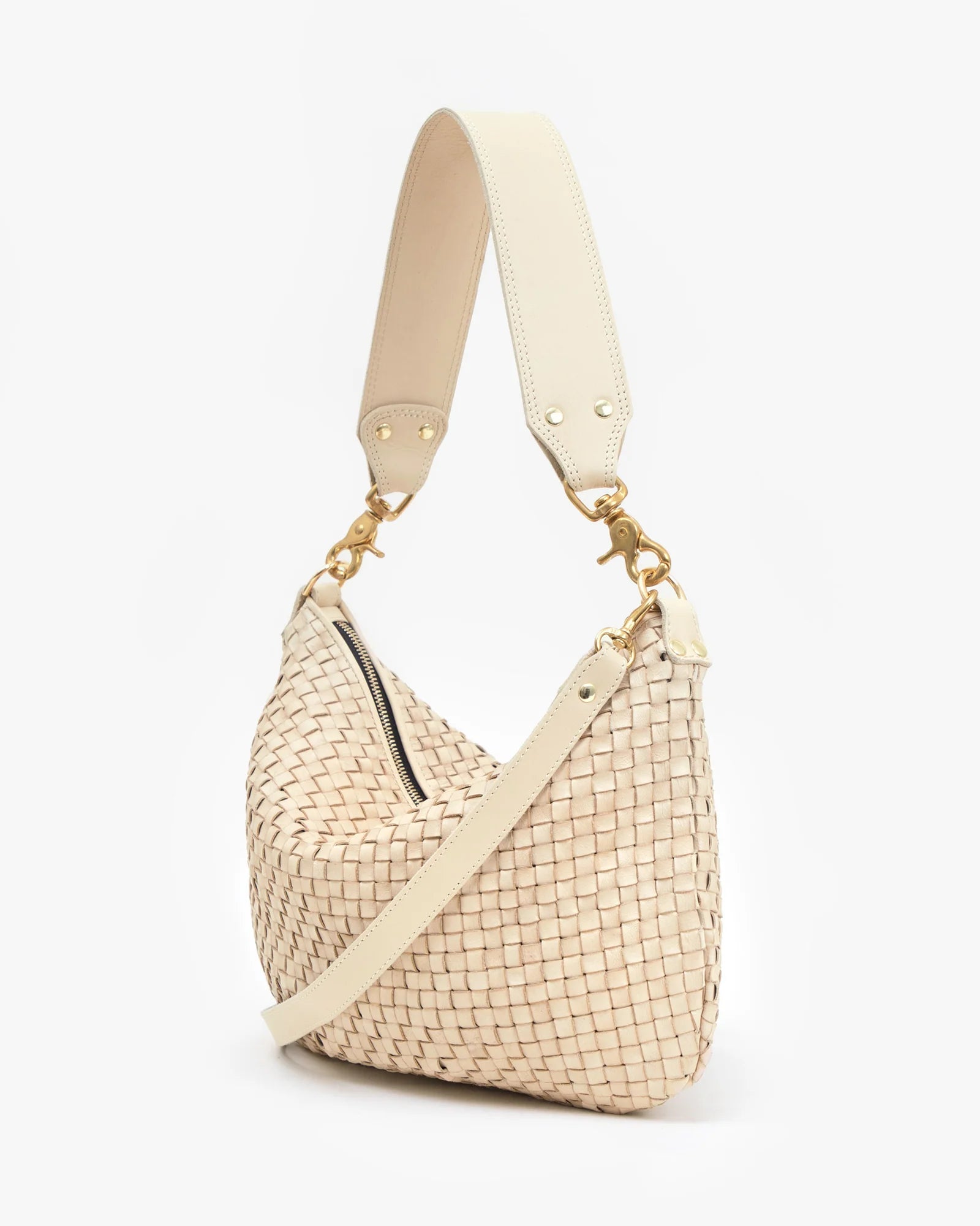 Clare V Moyen Messenger, Woven Checker