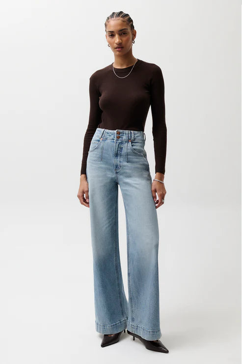 Pistola Lana High Rise Ultra Wide Leg Jean