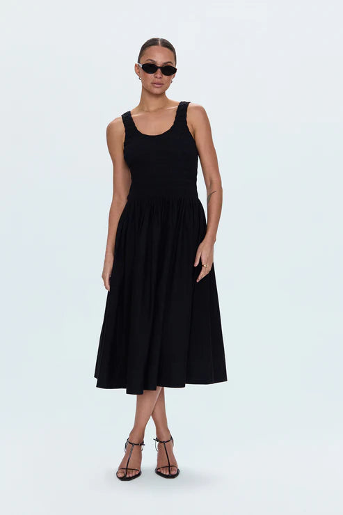 Pistola Alessia Smocked Drop Waist Dress