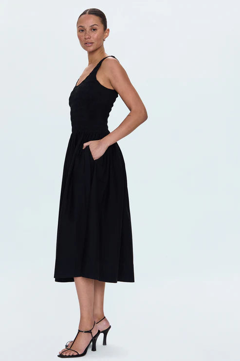 Pistola Alessia Smocked Drop Waist Dress
