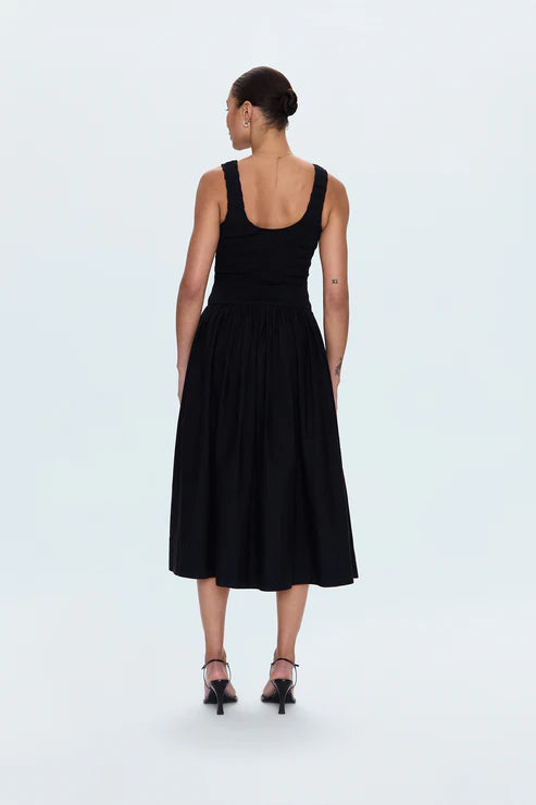 Pistola Alessia Smocked Drop Waist Dress