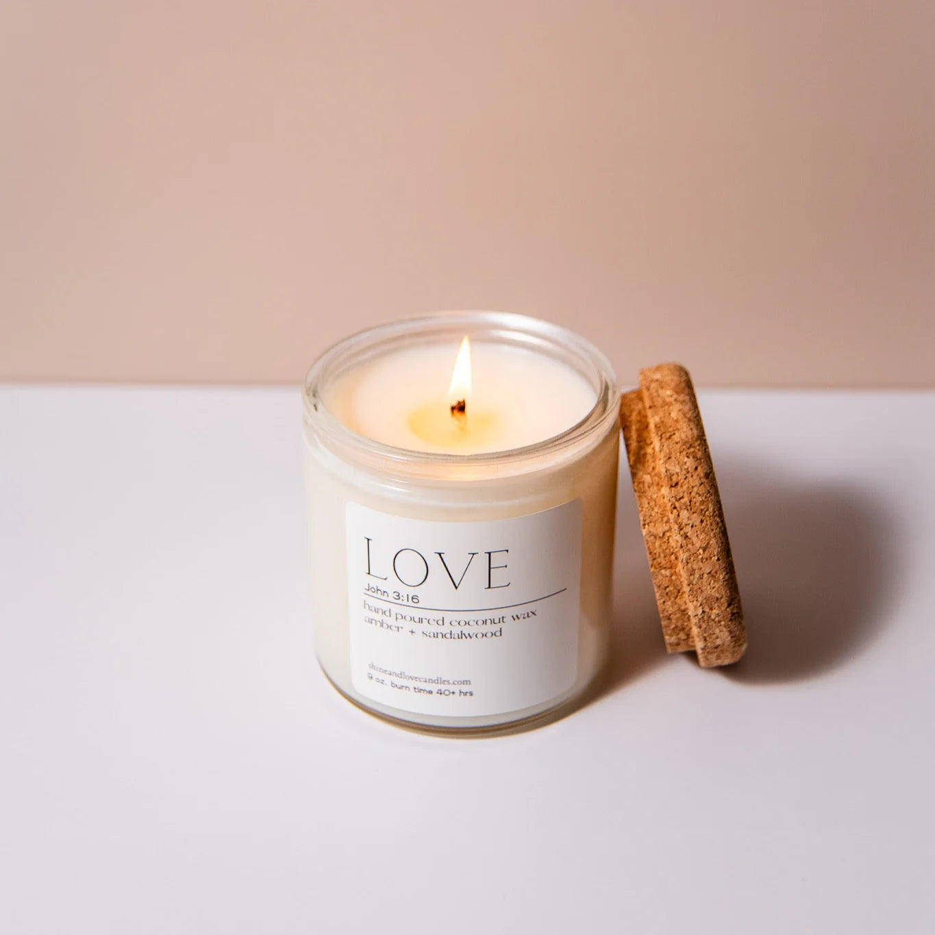 Shine & Love Candles, LOVE