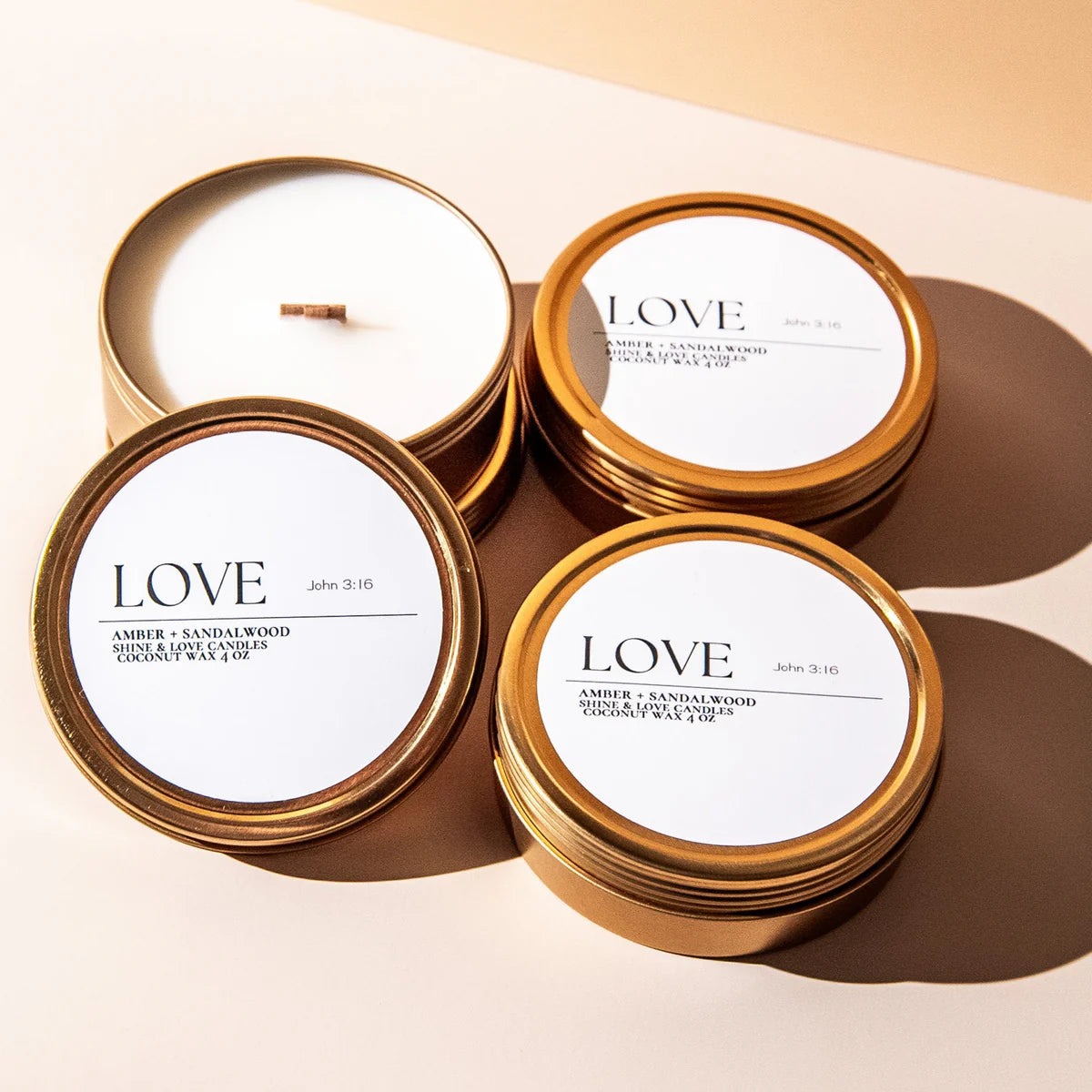 Shine & Love Candles, LOVE
