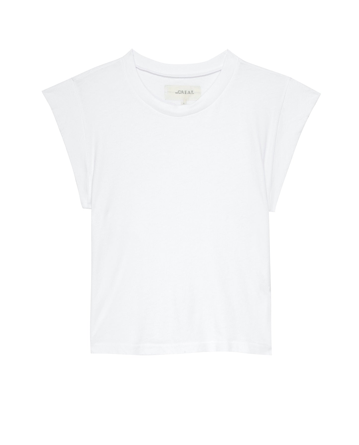 THE GREAT. The Peak Shoulder Tee