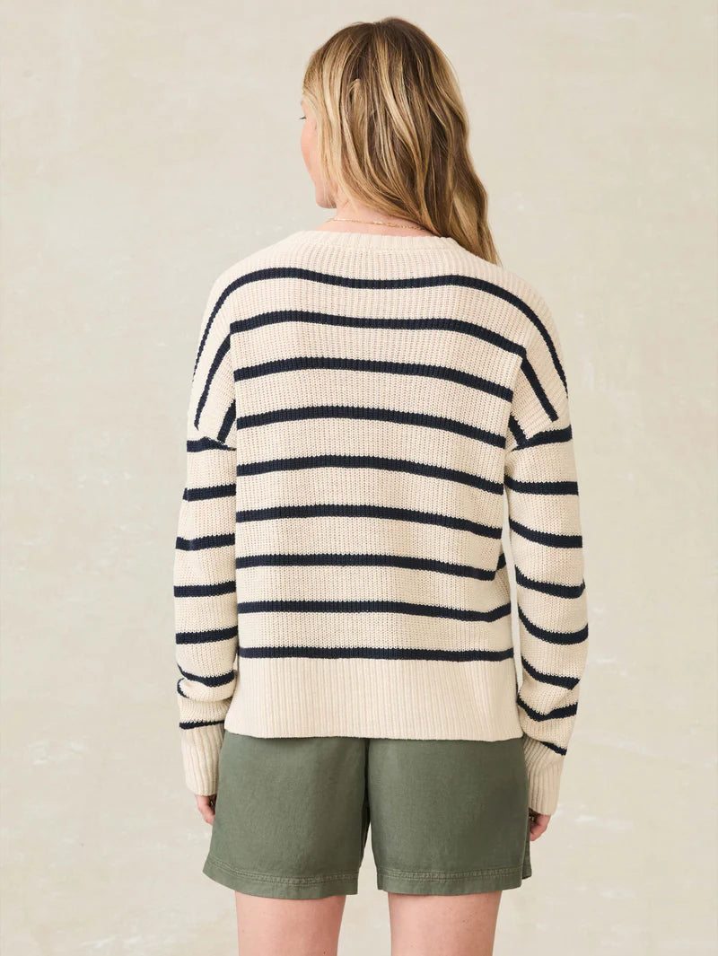 Faherty Miramar Linen Crew