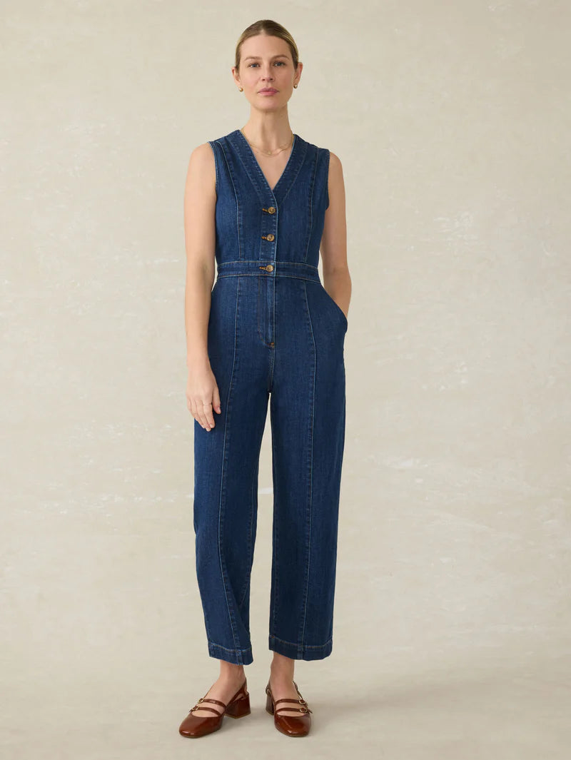 Faherty Denim Giselle Jumpsuit