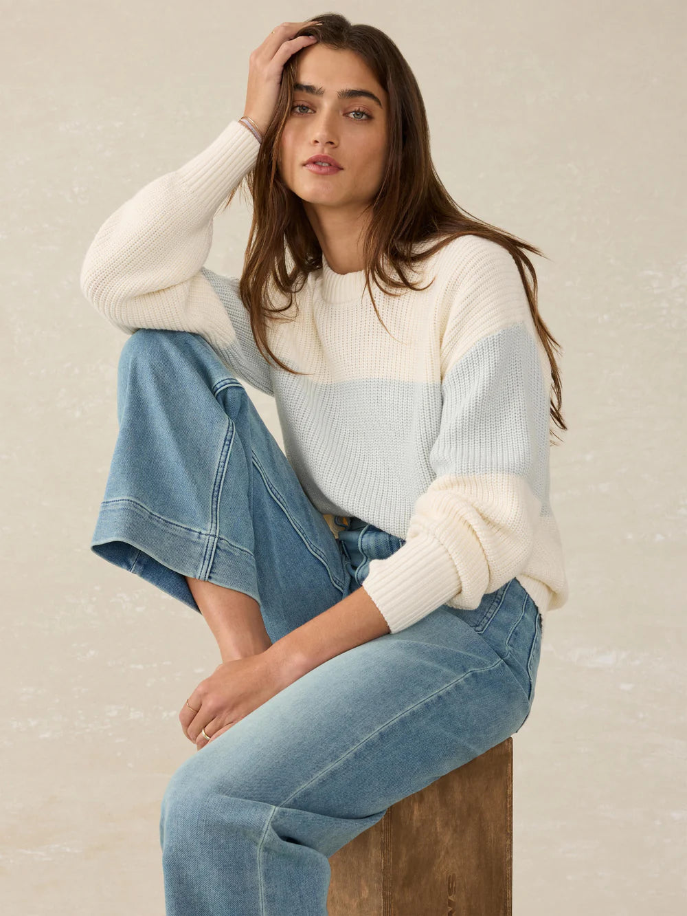 Faherty Sunwashed Fisherman Sweater