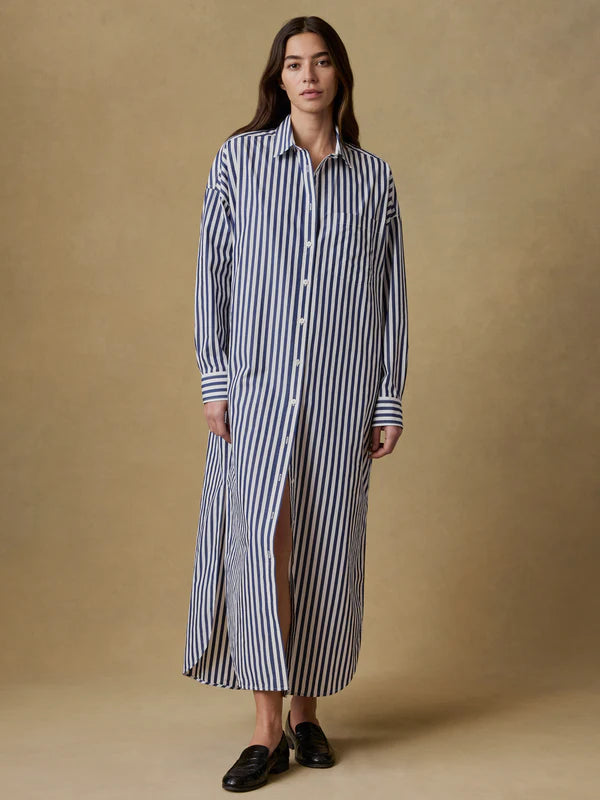 Faherty Coastal Poplin Rio Shirtdress