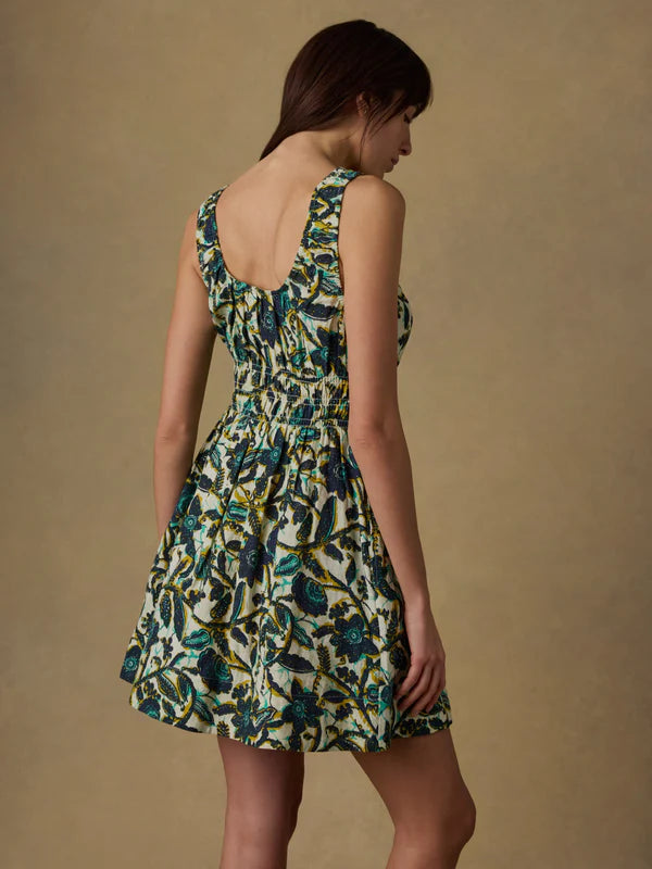Faherty Montecito Linen Mini Dress
