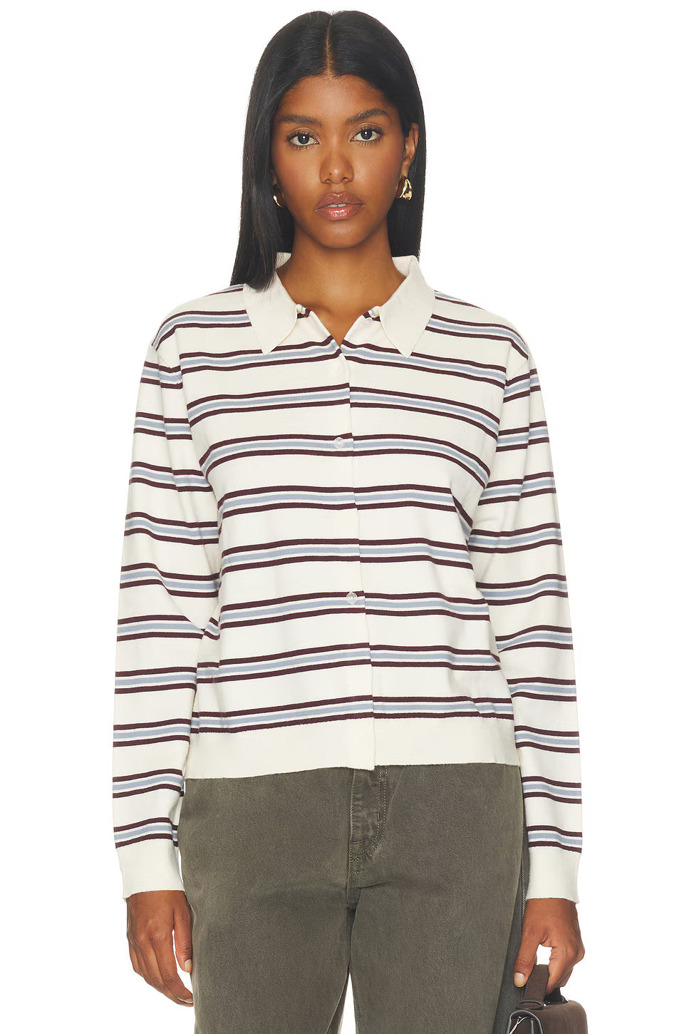 Stitches + Stripes Millie Polo Cardigan