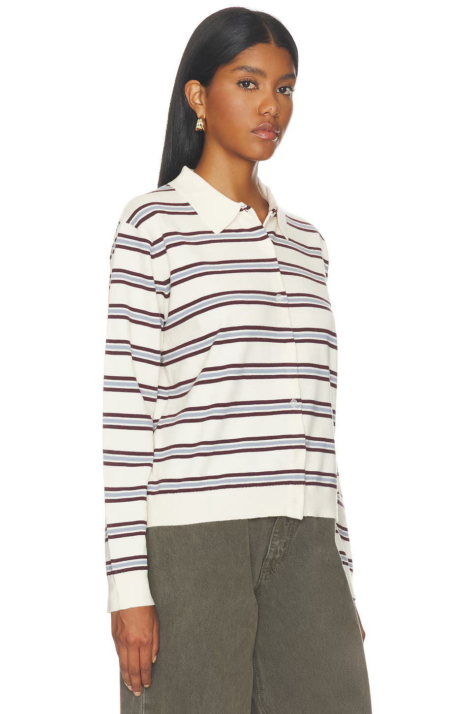 Stitches + Stripes Millie Polo Cardigan
