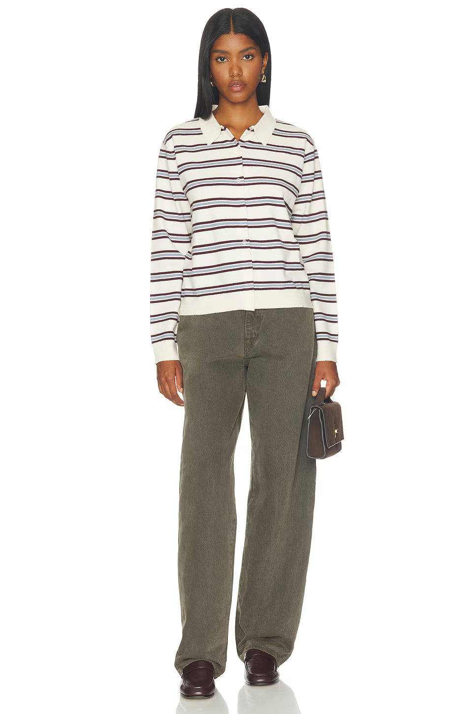 Stitches + Stripes Millie Polo Cardigan