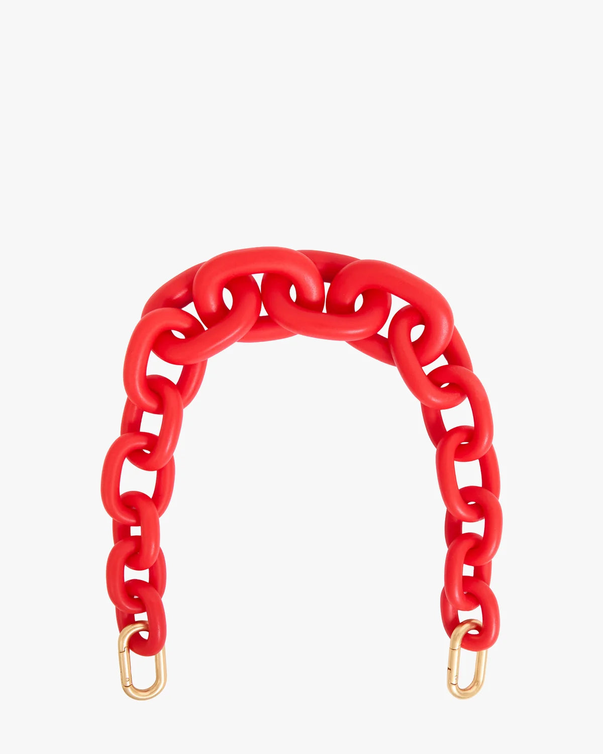 Clare V Shortie Strap, Gradual Link Matte Resin