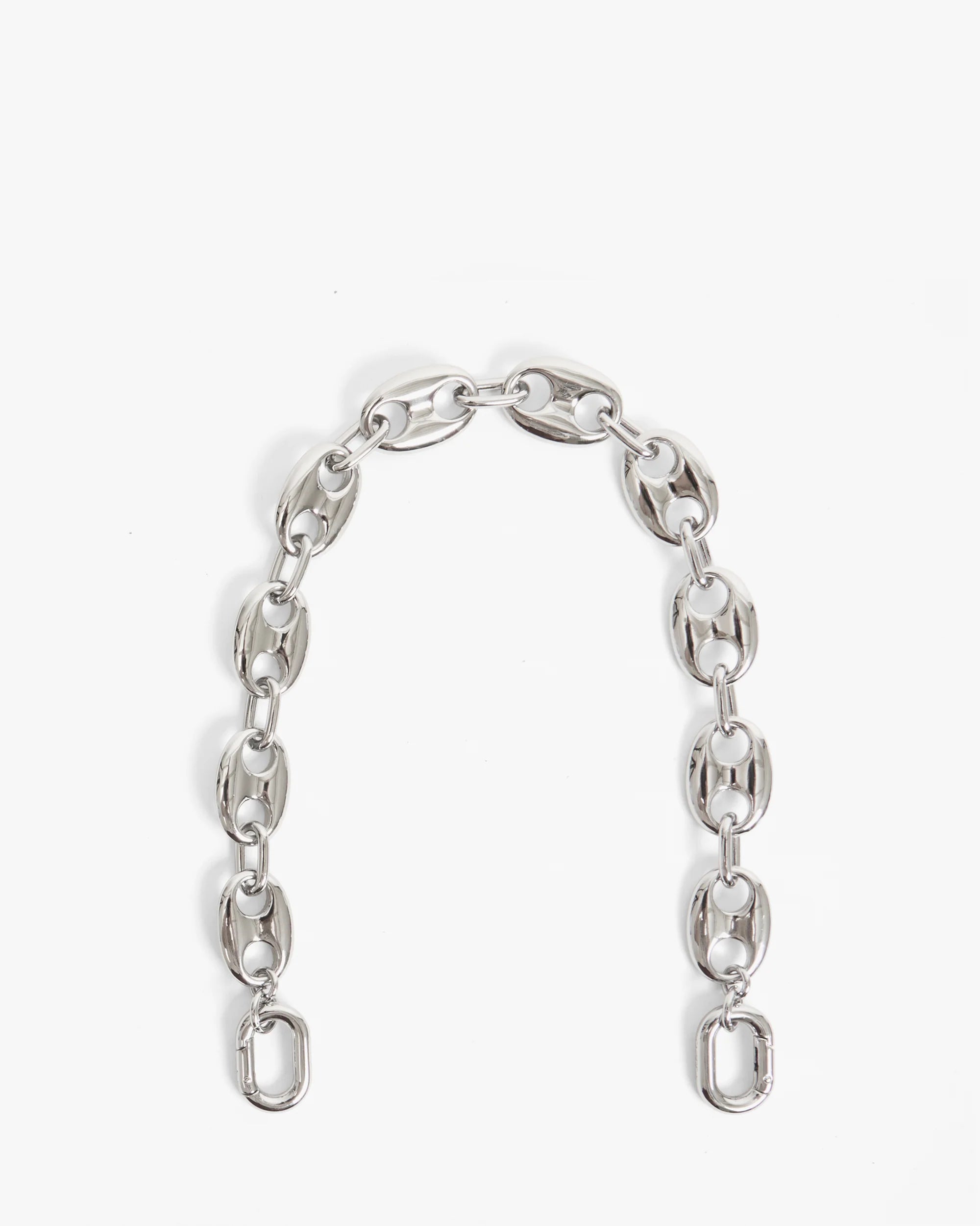 Clare V Grande Shortie Strap - Mariner Chain