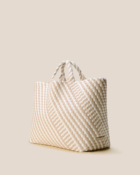 Naghedi St Barths Large Tote Striped Geo