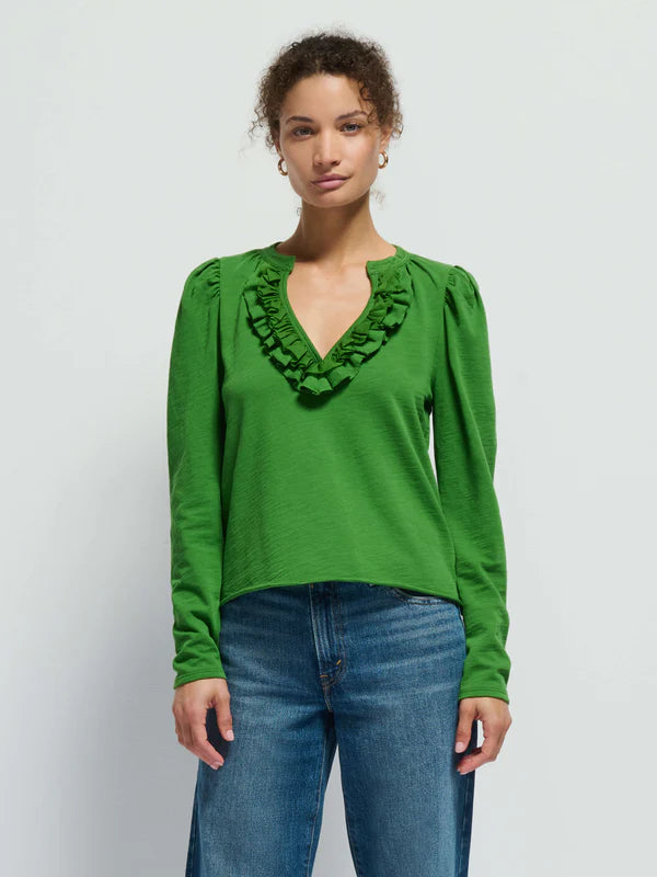 Nation LTD Valita Split Neck Top