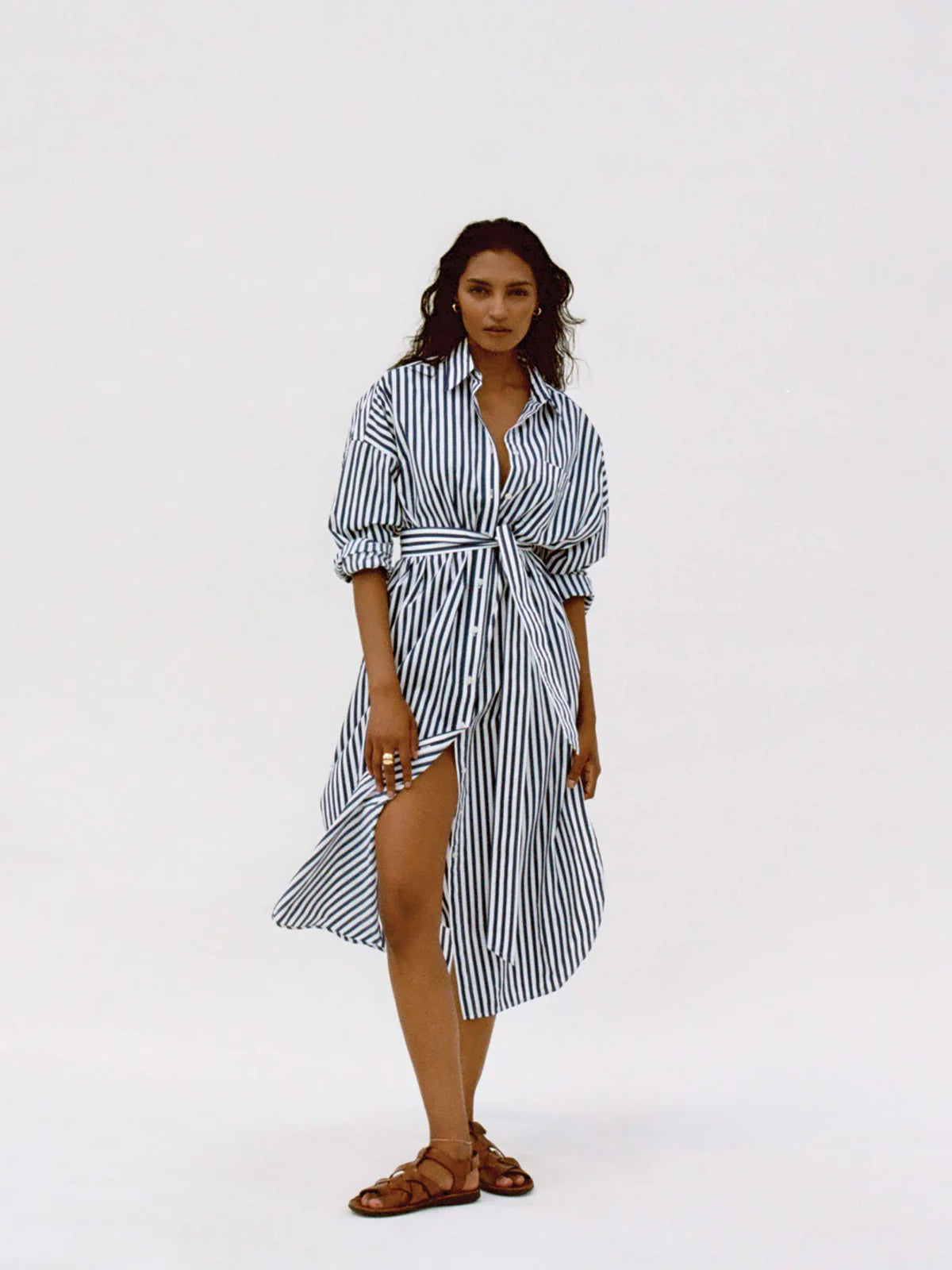 Faherty Coastal Poplin Rio Shirtdress