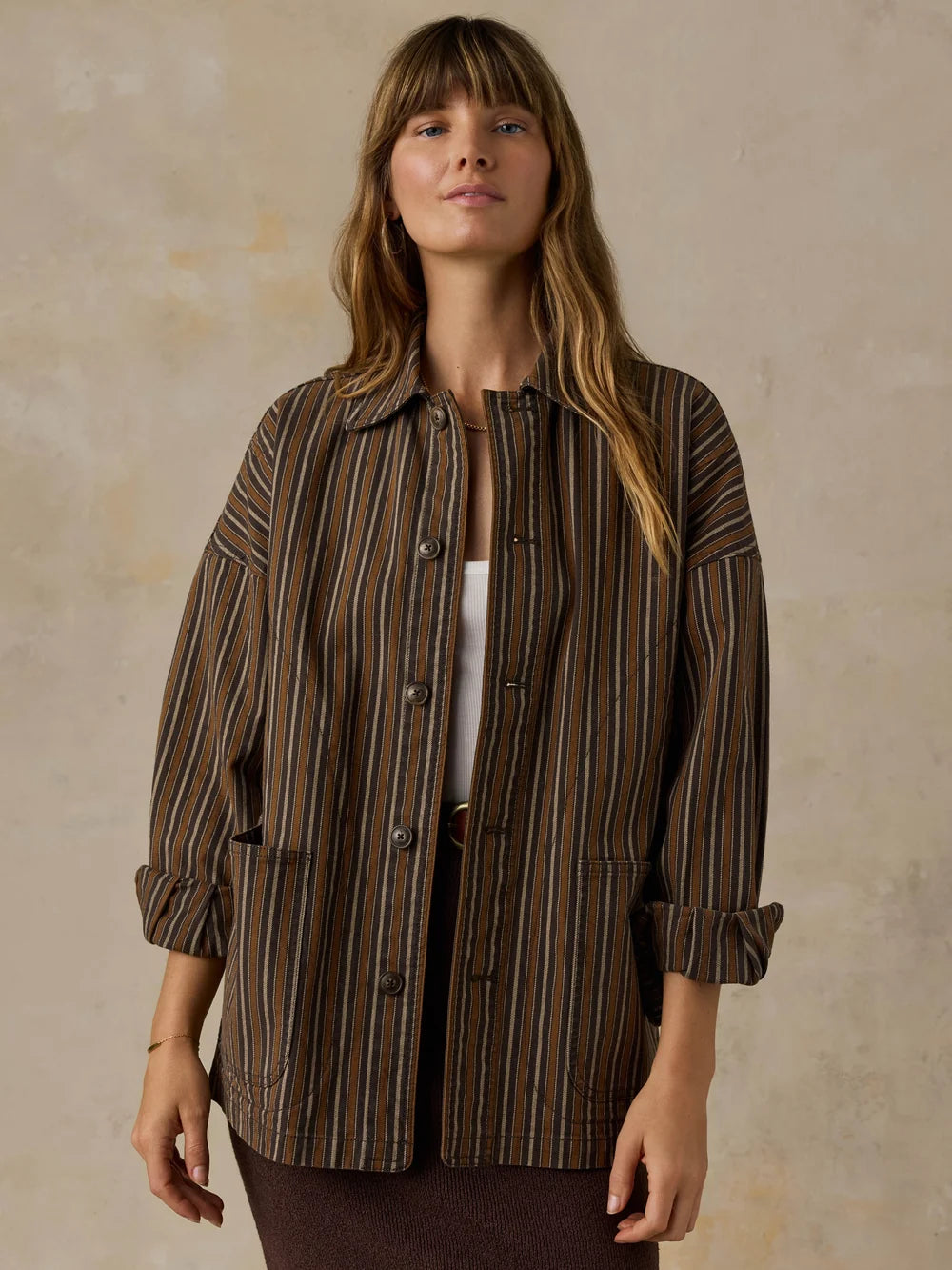 Faherty Twill Tide Chore Jacket