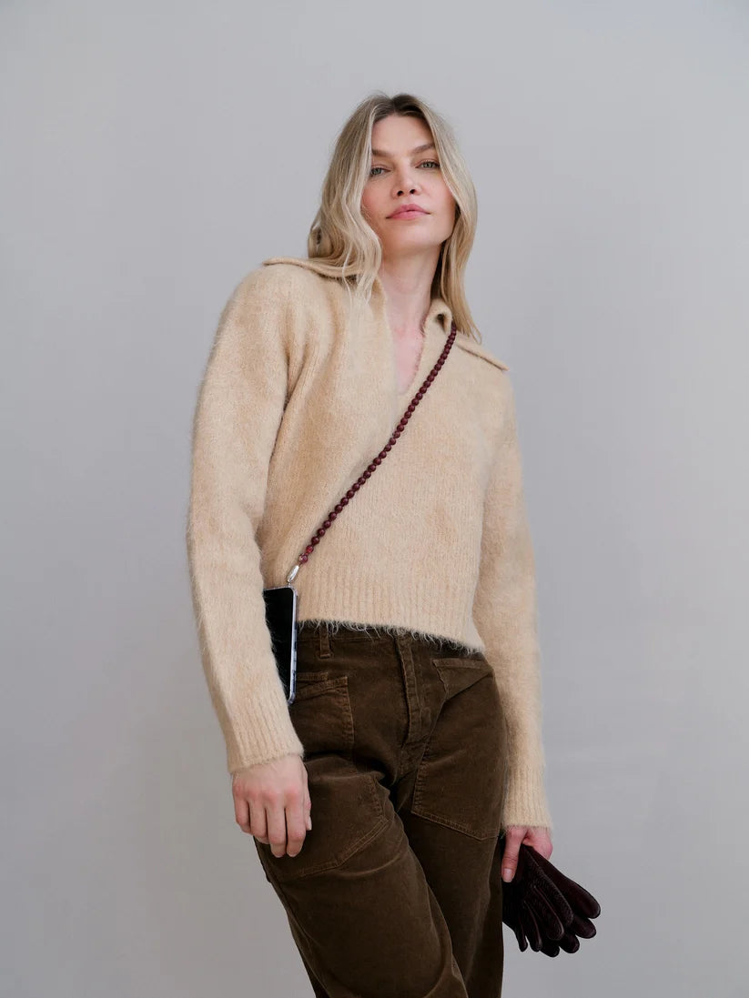 Ossa New York Wood Crossbody