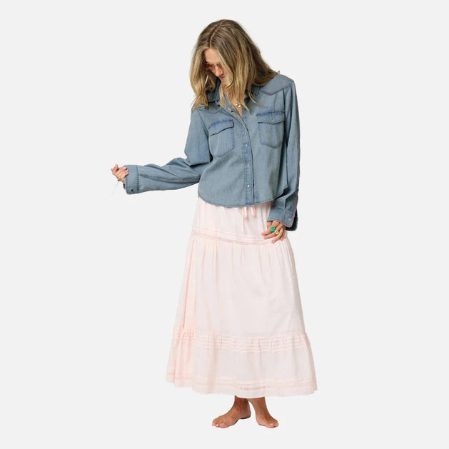 Kerri Rosenthal Western Pia Denim Shirt