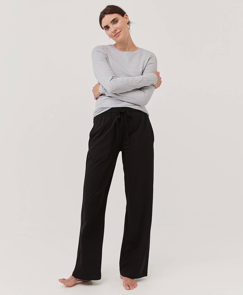 Women’s Cool Stretch Lounge Pant: Black / X-Small