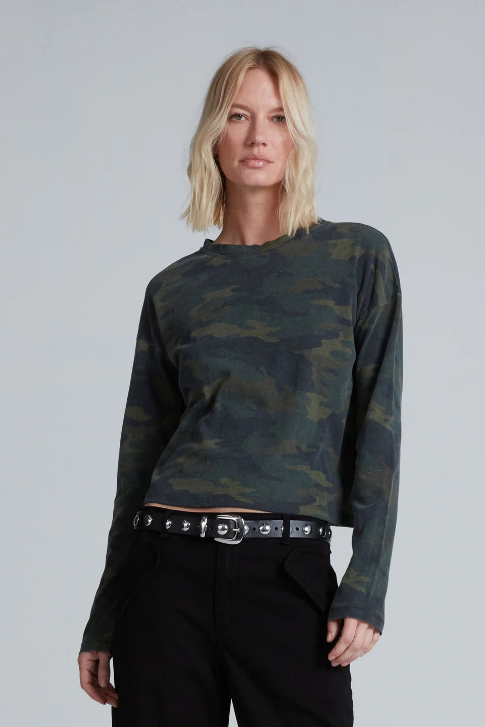 ASKK NY Cropped Long Sleeve Tee