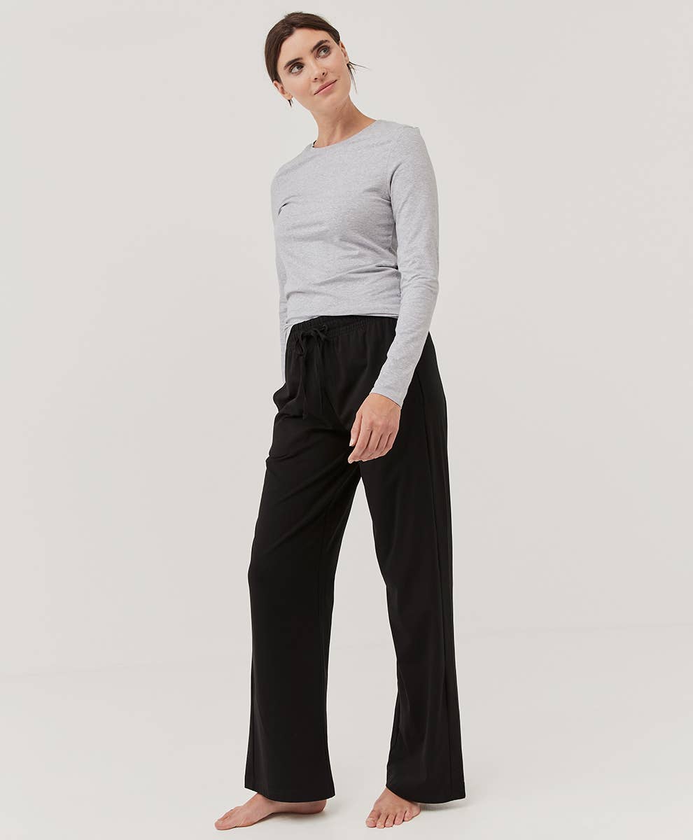 Women’s Cool Stretch Lounge Pant: Black / Large