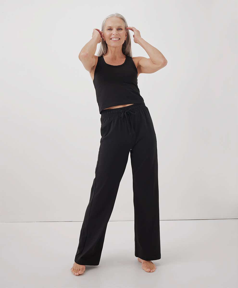 Pact Women's Cool Stretch Lounge Pant: French Navy Heather