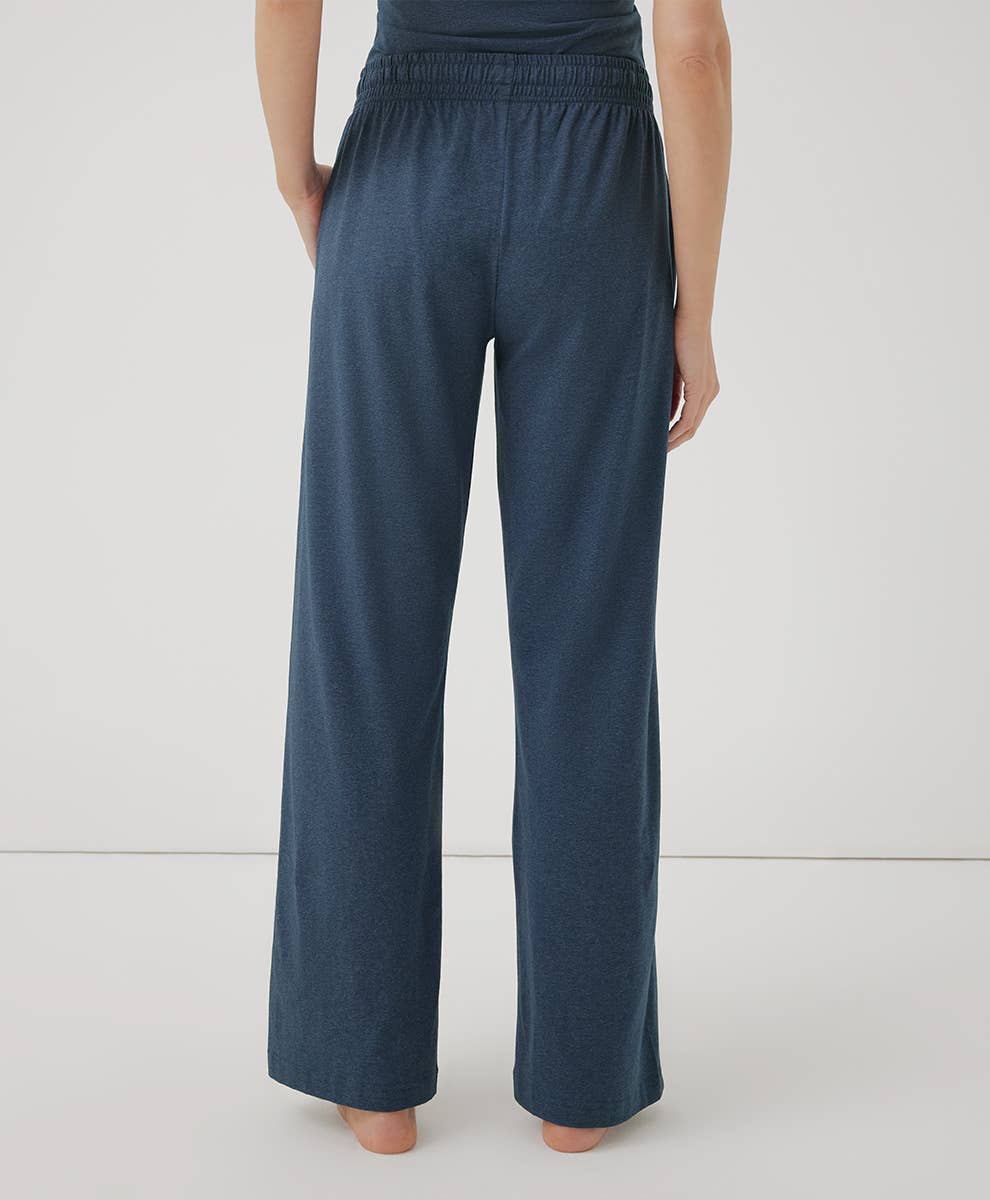 Pact Women's Cool Stretch Lounge Pant: French Navy Heather