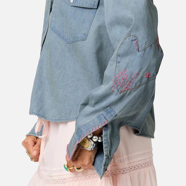 Kerri Rosenthal Western Pia Denim Shirt