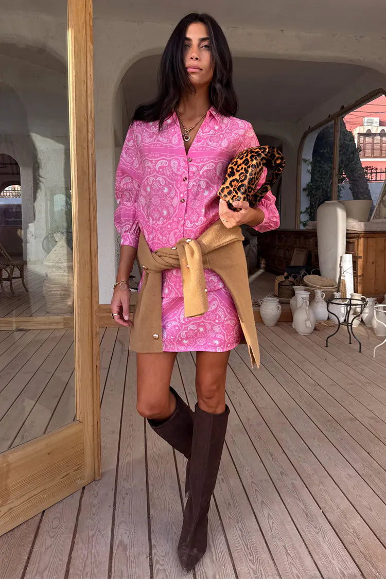 NFD Pink Bandana Mini Dorris Skirt