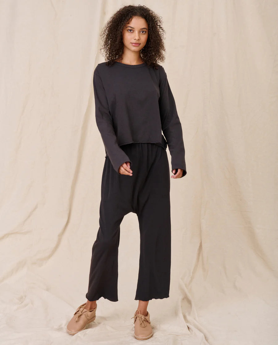 The Great. Long Sleeve Crop Tee