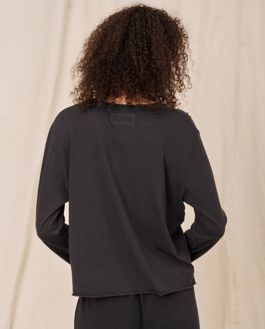 The Great. Long Sleeve Crop Tee