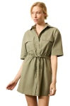 Faherty Utility Mini Shirtdress