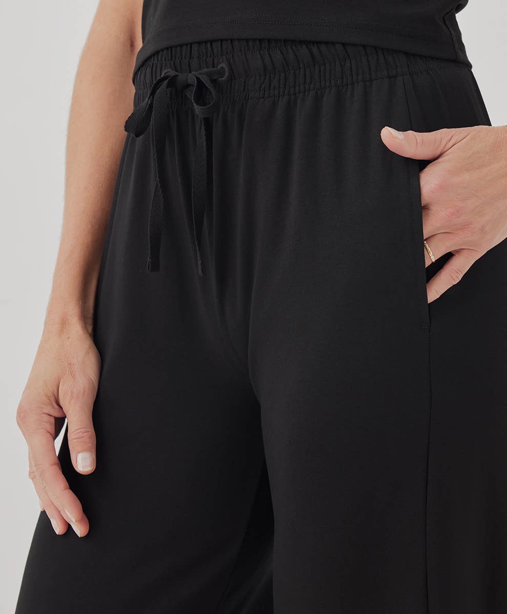 Women’s Cool Stretch Lounge Pant: Black / X-Small